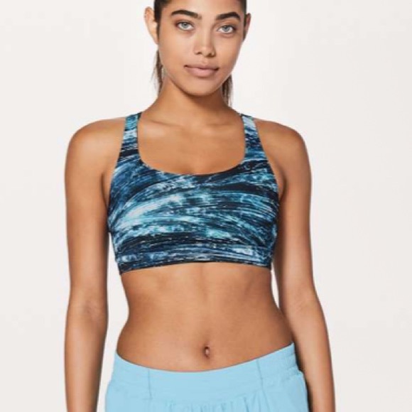 lululemon athletica Other - lululemon athletica Blue Sports Bra Medium Support